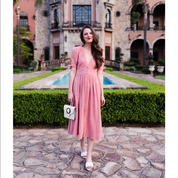 NWT Free People Love Of My Life Midi Dress - Picture 7 of 14